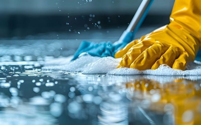 Aspirado y trapeado de pisos